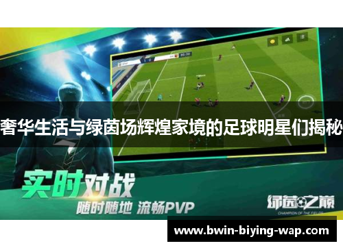 奢华生活与绿茵场辉煌家境的足球明星们揭秘